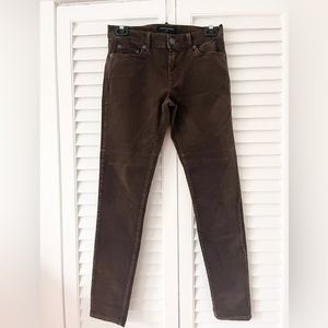 Banana Republic Corduroy Dark Green Pants